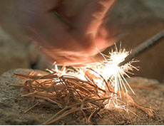 Matchless Fire Starter magnesium flint tools outdoors safety camping accessories survival recreation product photography photo